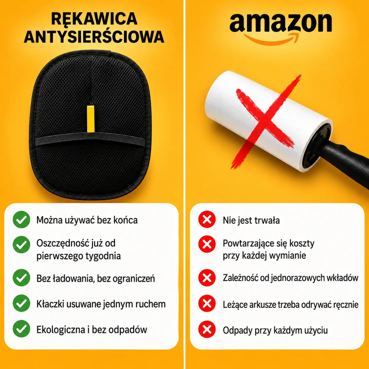 Magnet Pro™ – Rękawica wielokrotnego użytku do usuwania sierści psów i kotów