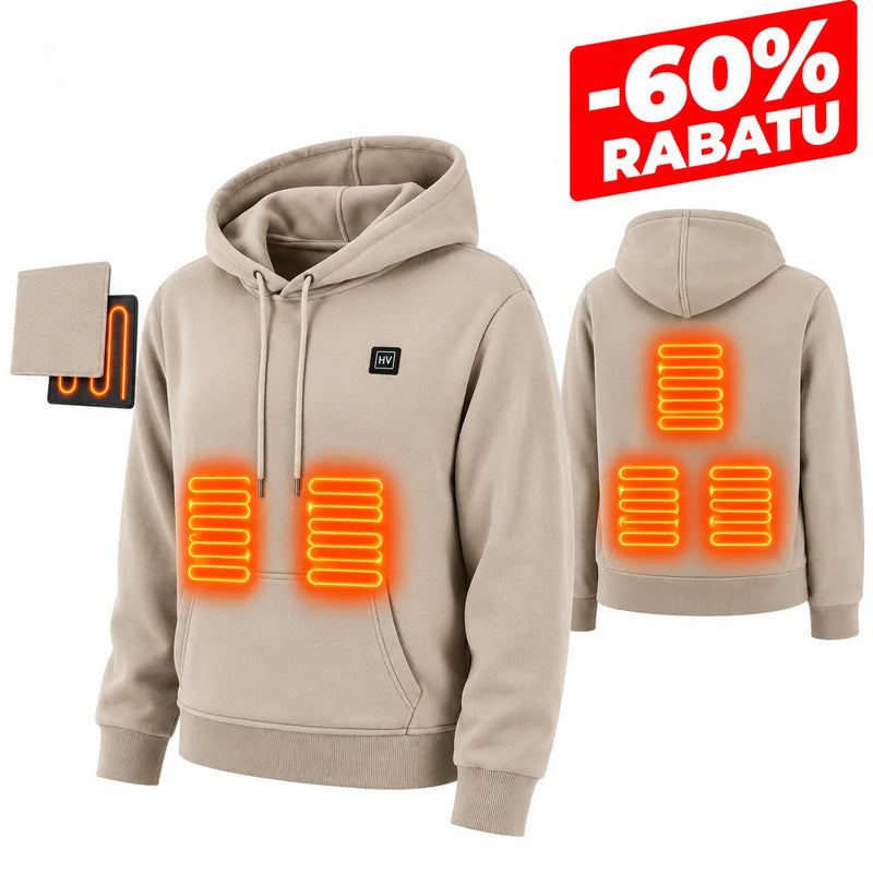 Ogrzewana bluza z kapturem