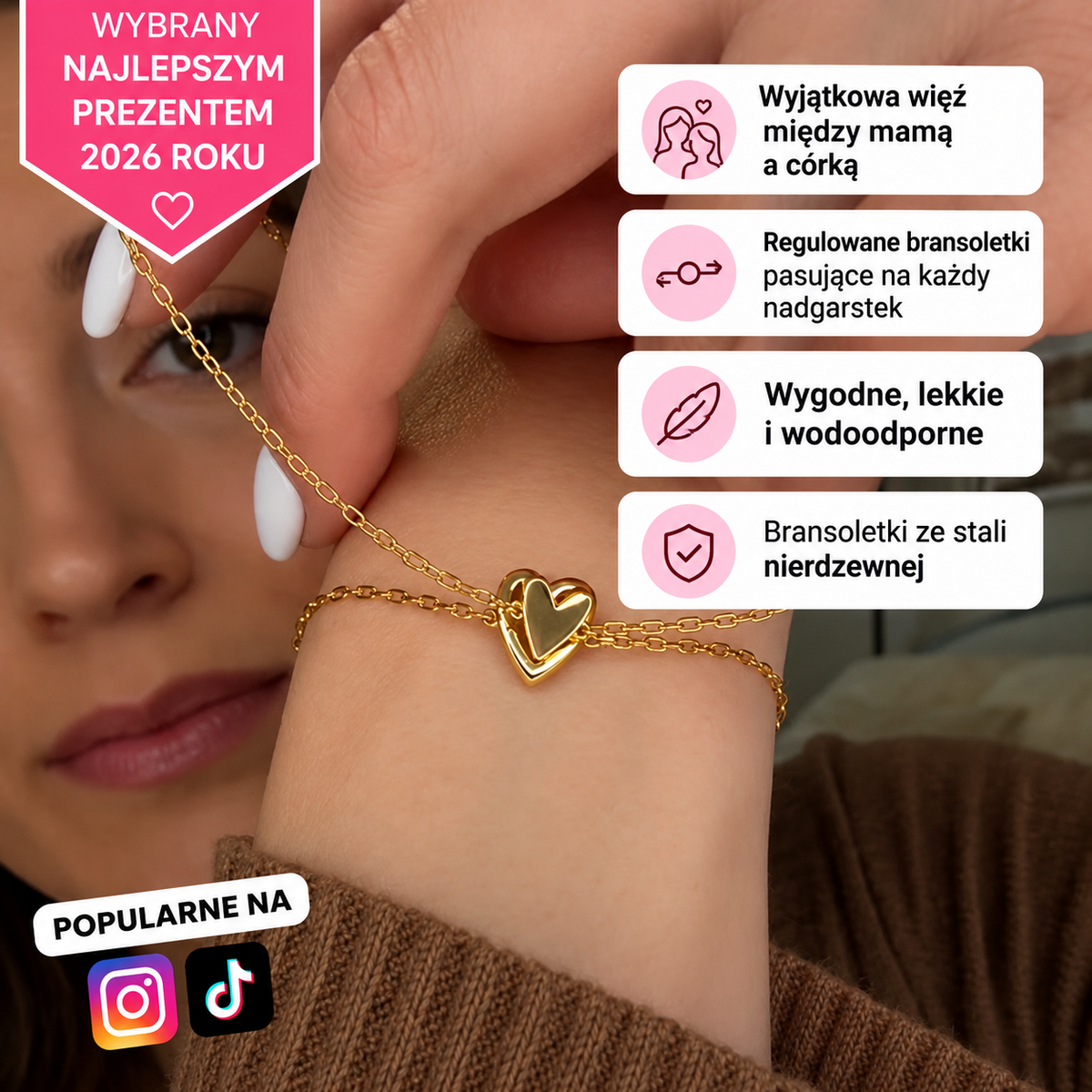 Bransoletki dla mamy i córki
