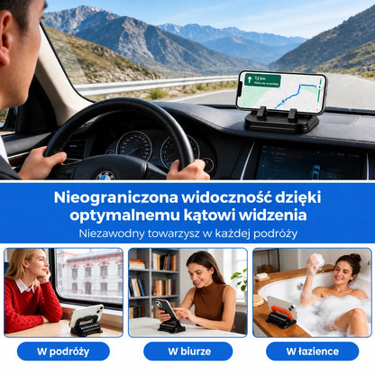 Obrotowy uchwyt samochodowy na smartfon.