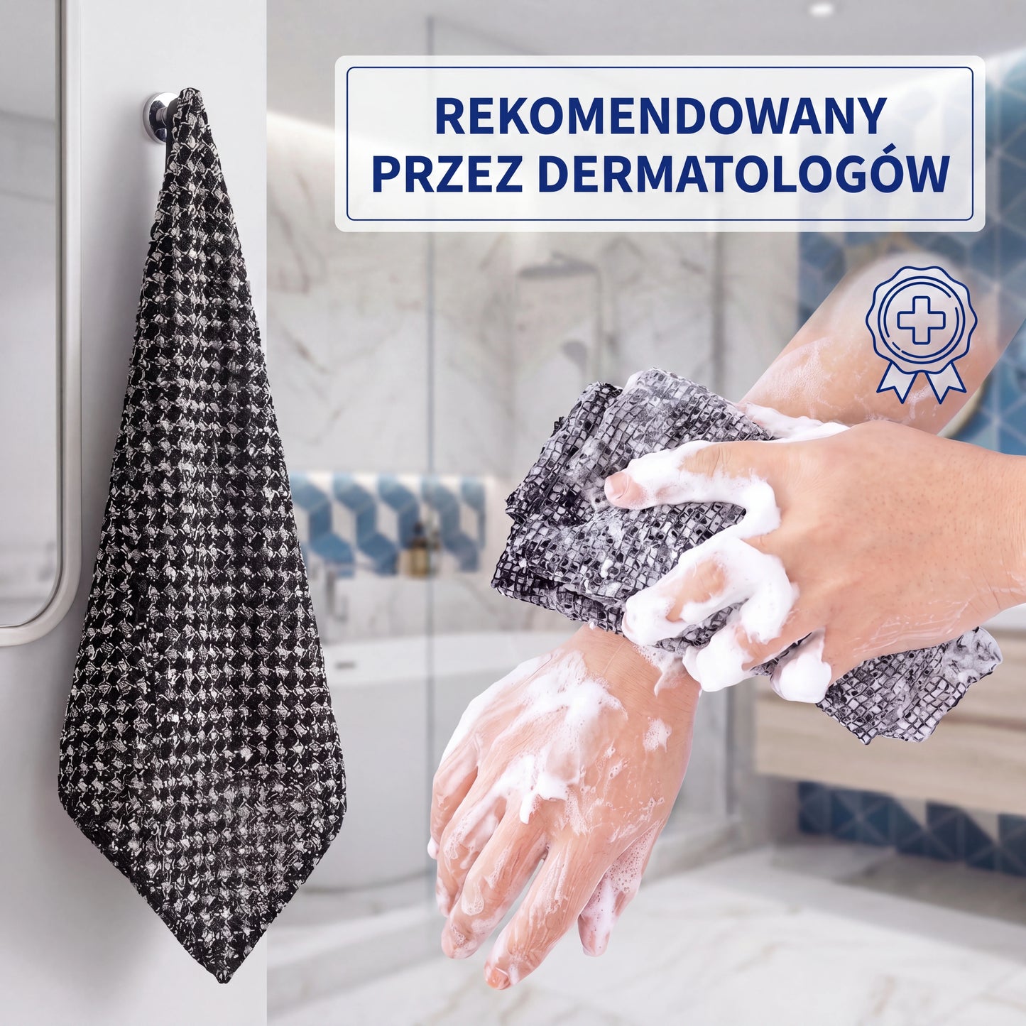 Ręcznik prysznicowy złuszczający Ecovia