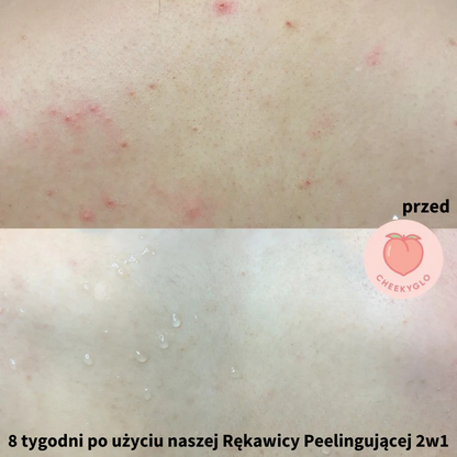 Rękawica peelingująca 2w1 - gładka i promienna skóra !